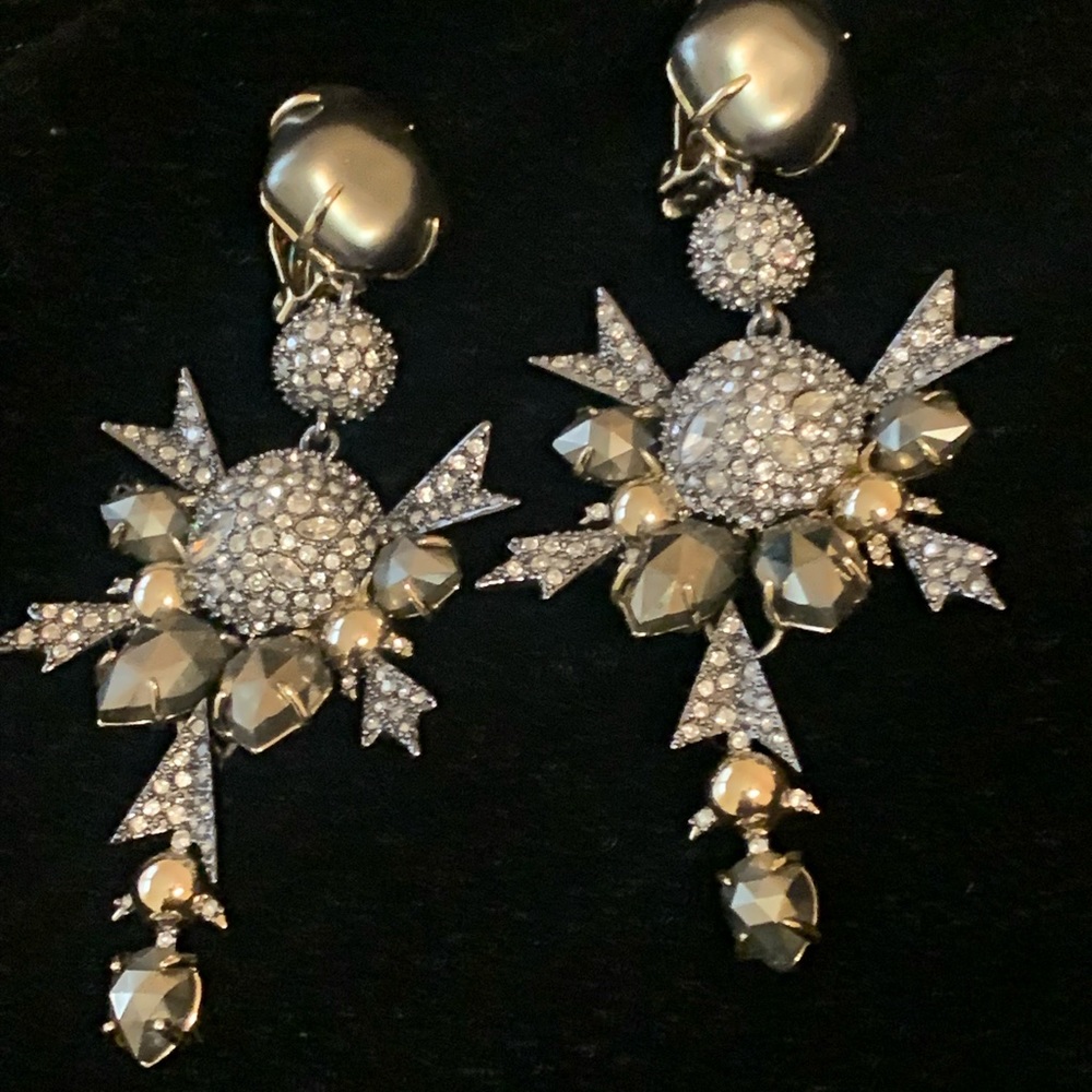 100% Authentic Alexis Bittar
Snowflake Crystal Earrings